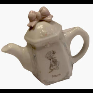 🌼Enesco Precious Moments 1993 “Teapot” March Decoration Figurine